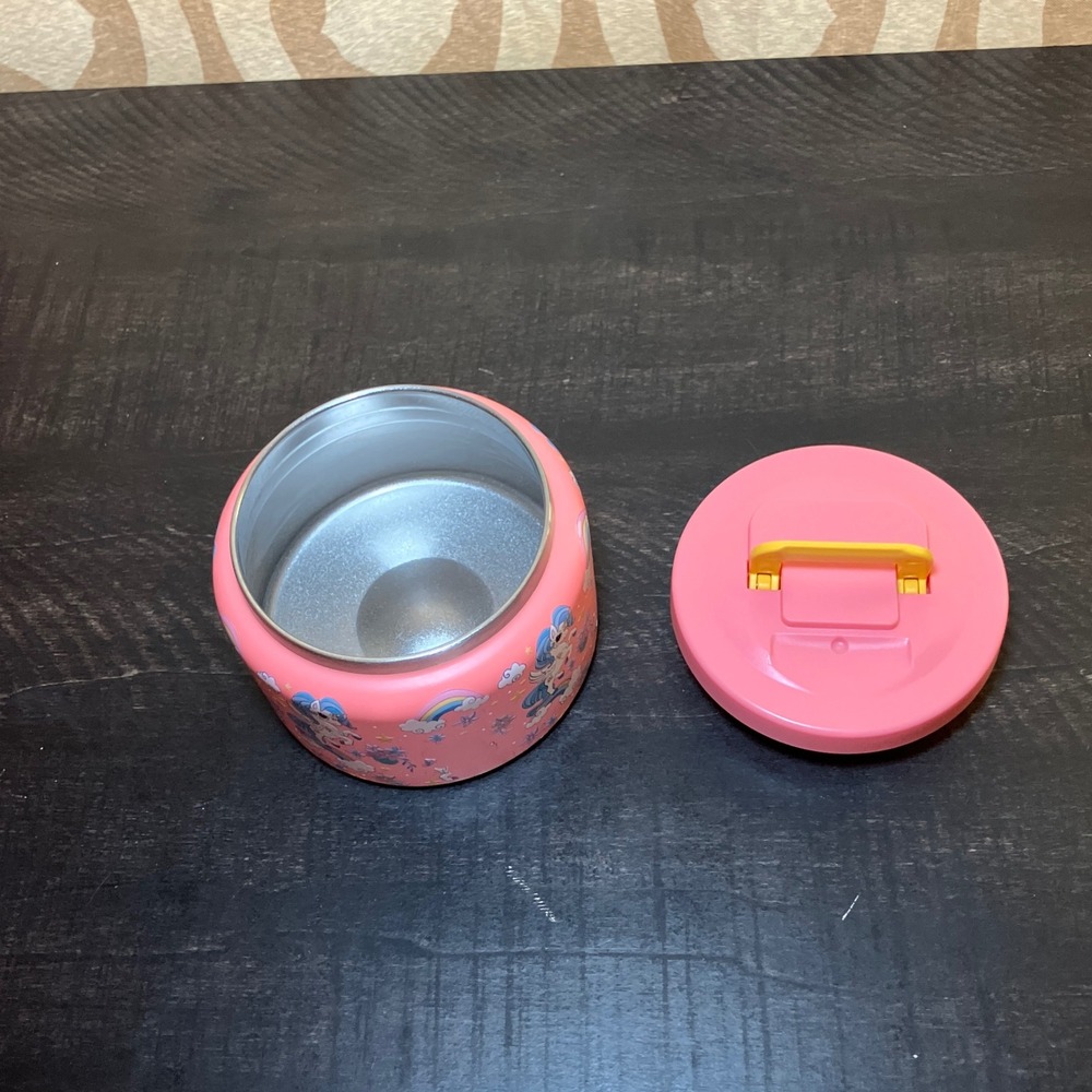 Pink Unicorn Bento Lunch Box Set with Insulated Stainless Steel Food Jar Jar - Picture 7 of 8